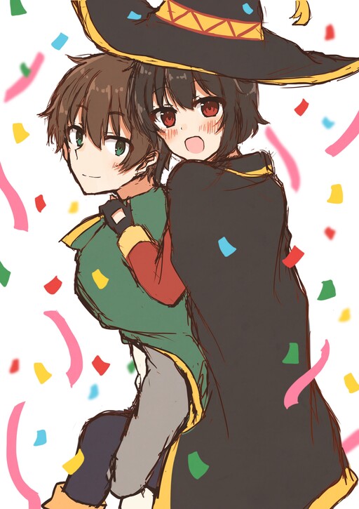 Обложка манги Kono Subarashii Sekai ni Shukufuku wo! - A Day of KazuMegu (Doujinshi)